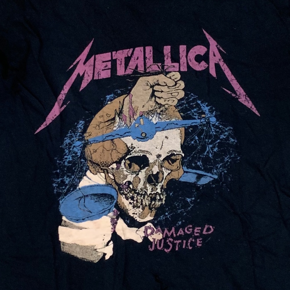 Metallica Damaged Justice Tee View 3
